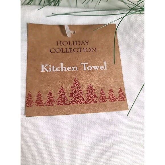 NWT Kitchen Towels Set Of 2 Snowman & Have Yourself A Merry Little Christmas - Picture 4 of 8
